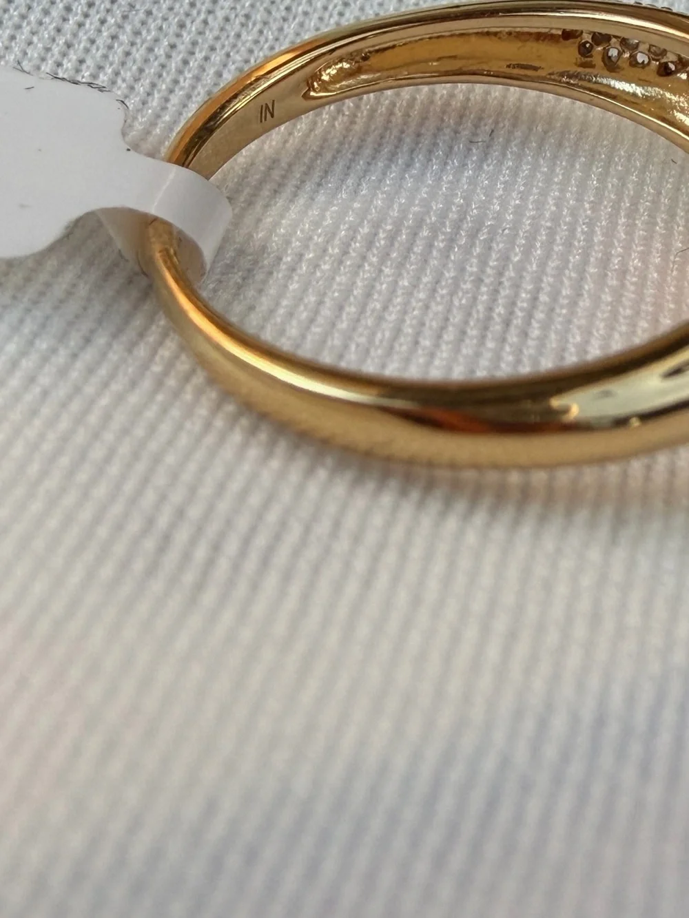 10K Yellow Gold/925 Sterling Silver NW Zircon and Ruby Ring
